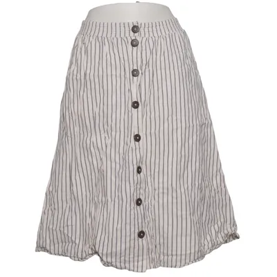 Rock (Beige, Schwarz) von ESPRIT Organic Baumwolle, Leinen