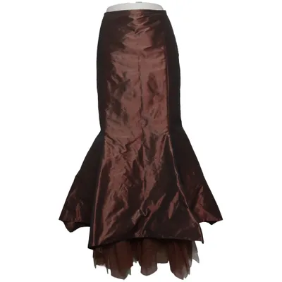 Jupe longue (Marron) de Murek Fashion Acétate