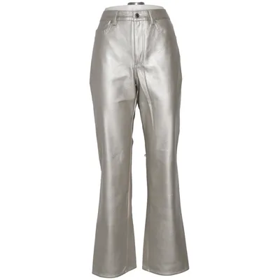 Byxor (Silverfärgad) från H&M Polyester, Polyuretan