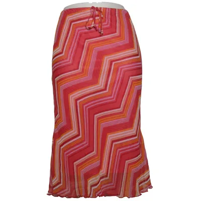 Kjol (Röd, Rosa, Orange) från Identic Polyester