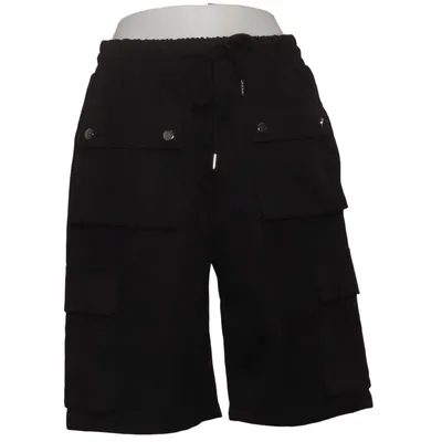 Cargo shorts (Zwart) van John H Elastaan, Polyester