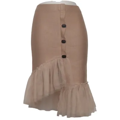 Rok (Beige) van Jasmine Katoen, Elastaan, Viscose