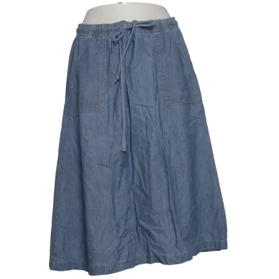 Jupe en jean (Bleu) de Damart Coton