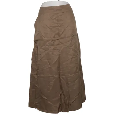 Skirt (Beige) from Mango Linen, Viscose