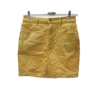 Denim skirt (Yellow) from Hollister Cotton, Elastane