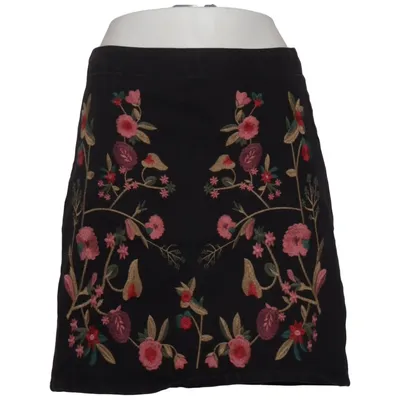 Jeanskjol (Svart, Flerfärgad) från VILA Bomull, Polyester, Viskos