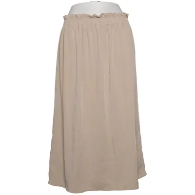 Maxi skirt (Beige) from Manguun Elastane, Polyester, Viscose