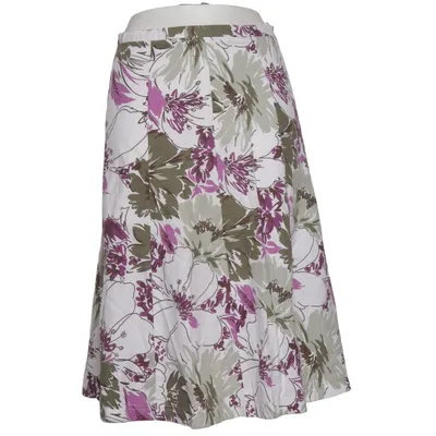 Jupe (Blanc, Vert, Violet) de Damart Coton, Lin