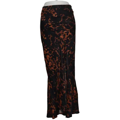 Maxi skirt (Black, Brown) from Topshop Viscose