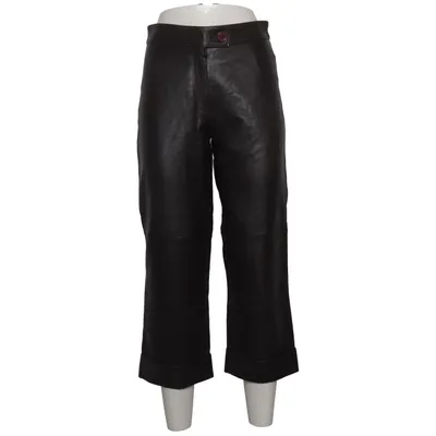 Läderbyxor (Brun) från Sempre Skinn, Polyester