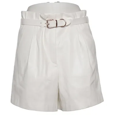 Korte broek (Wit) van Marina Hoermanseder Polyurethaan, Viscose