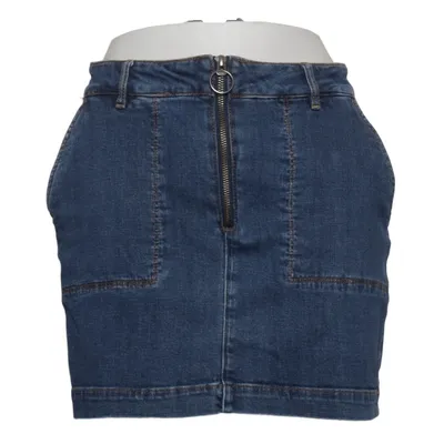 Spijkerrok (Blauw) van Real Denim Katoen, Elastaan