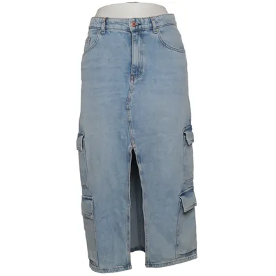 Denim skirt (Onlpossey Hw Midi Cargo Dnm Skirt Cro) from ONLY Blue Denim Cotton