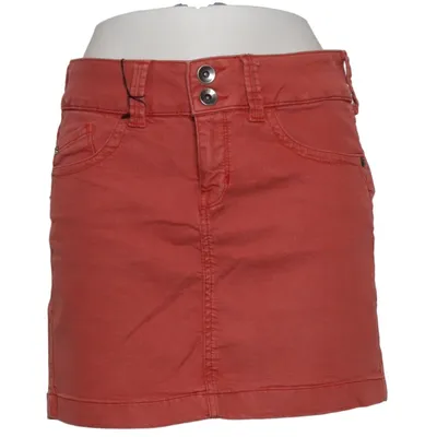 Jeanskjol (Röd) från ESPRIT Denim Bomull, Polyester