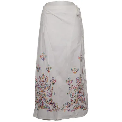 Wrap skirt (White, Multicolored) from Paolo Casalini Cotton