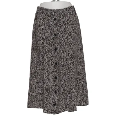 Skirt (Black, White) from Lola Liza Cotton, Elastane, Polyester