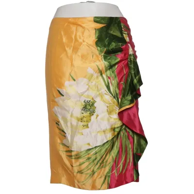 Jupe (Jaune, Rose, Multicolore) de Sônia Bogner Polyester, Soie, Viscose