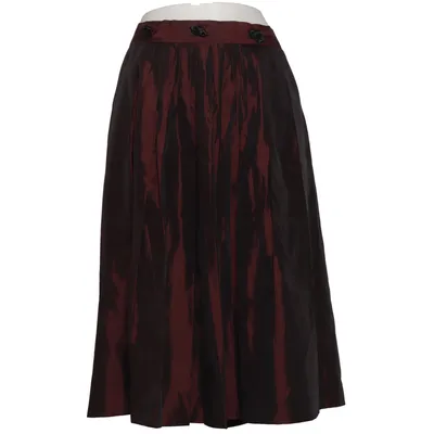 Nederdel (Rød, Brun) fra Meico Acetat, Polyester