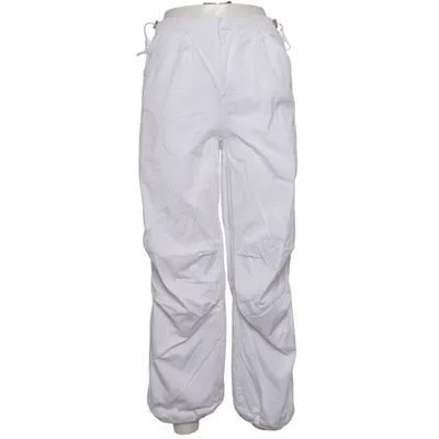 Pantalon imperméable (Blanc) de Bershka Coton, Élasthane