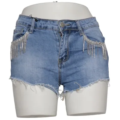 Jeansshorts (Blå) fra Miss Good Bomuld, Elastan, Polyester