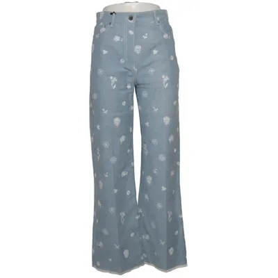 Jean (Bleu, Blanc) de Longchamp Coton, Polyester