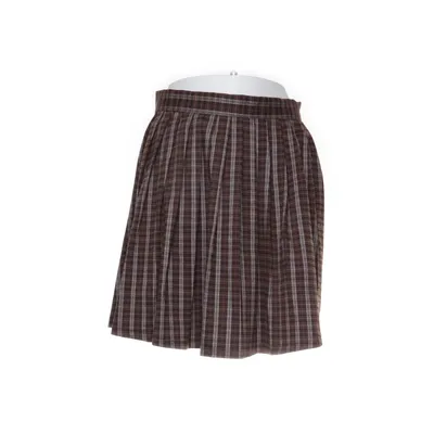 Skort (Brun, Flerfärgad) från House Brand Elastan, Polyester, Viskos