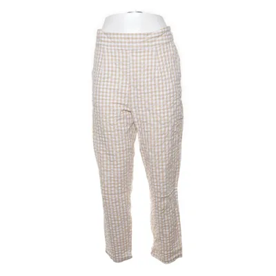 Pants (Beige, White, Multicolored) from NA-KD Cotton