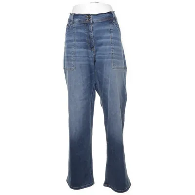 Jeans (Blå) från Ulla Popken Bomull, Elastan