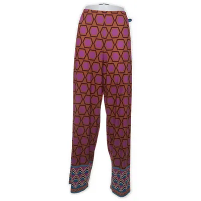 Palazzo broek (Oranje, Roze, Meerkleurig) van Oui Elastaan, Polyester