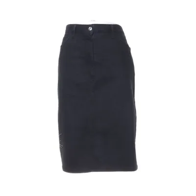 Jupe en jean (Noir) de Lisa Valli Jeans Coton, Élasthane