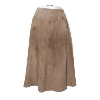 Läderkjol (Brun) från St Michael Skinn, Polyester
