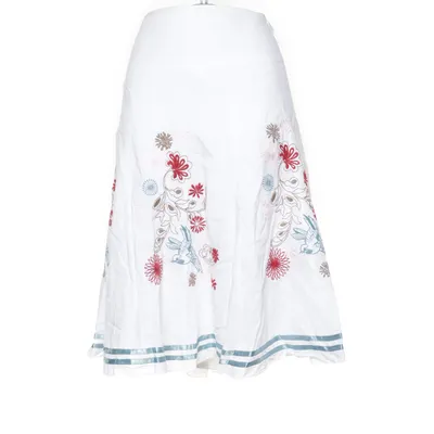 Kjol (Vit, Flerfärgad) från Zero Bomull