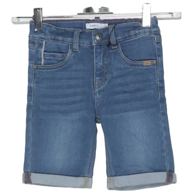 Short en jean (Bleu) de Name It Coton, Élasthane, Polyester