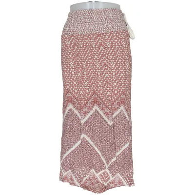 Maxi skirt (Brown, White) from Cream Cotton, Viscose