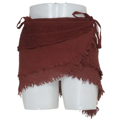 Wrap skirt (Brown) from Guru Shop Cotton