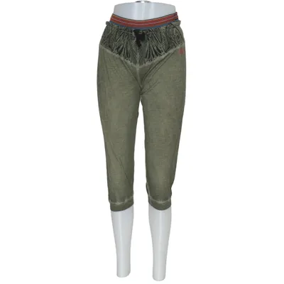 Pantacourt (Vert) de Red Chili Coton, Viscose