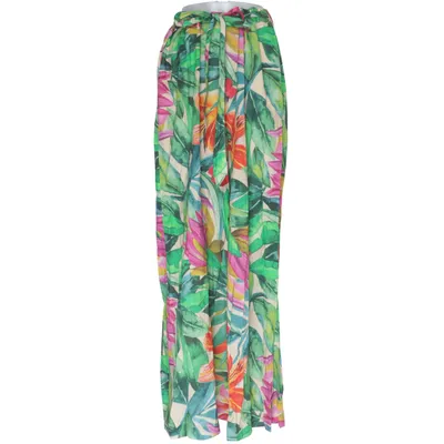Pantalon patte d'éléphant (Vert, Multicolore) de Primark Cares Coton