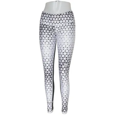 Träningstights (Svart, Vit) från Dcore Elastan, Polyester