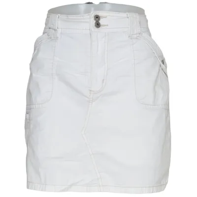 Skirt (White) from Gloria Vanderbilt Cotton, Elastane