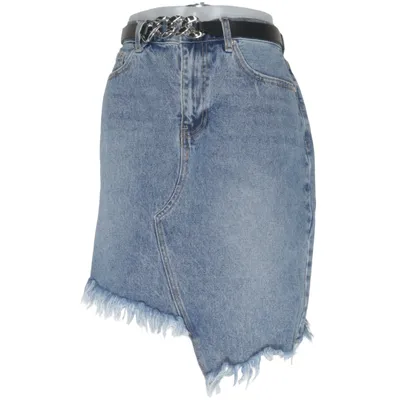 Spijkerrok (Blauw) van Sexy Woman Katoen, Polyester