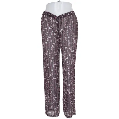 Palazzo broek (Lila, Wit, Meerkleurig) van Darjeeling Polyester