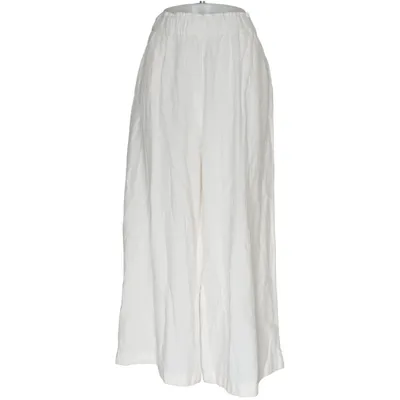 Palazzo pants (White) from Lindex Cotton, Viscose