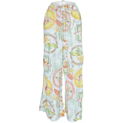 Pantalon patte d'éléphant (Bleu, Multicolore) de Primark Coton