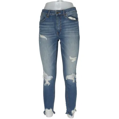 Jeans (Blue) from Fashion Nova Cotton, Elastane, Polyester, Viscose