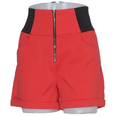 Shorts (Red, Black) from Love Culture Elastane, Polyester
