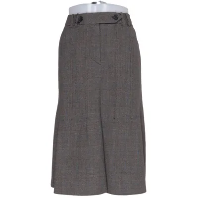 Jupe (Marron) de MaxMara Élasthane, Viscose, Laine