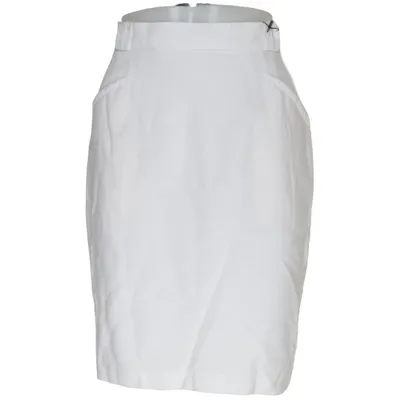 Jupe (Blanc) de Oui Set Acétate, Lin, Viscose