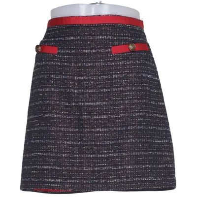 Rok (Zwart, Wit, Rood) van Steps Acetaat, Katoen, Metallvezel, Polyester