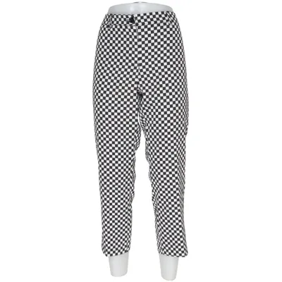 Pants (Black, White) from Patrizia Dini Elastane, Polyester