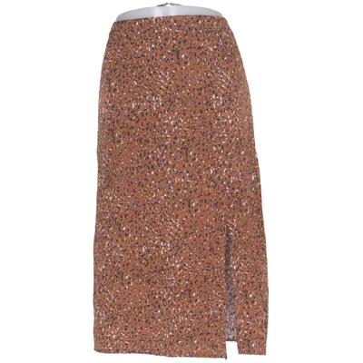 Långkjol (Brun, Flerfärgad) från Visual Clothing Project Viskos